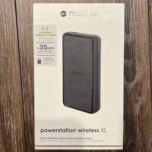mophie Powerstation wireless XL- 10,000 mAh Large Internal Battery